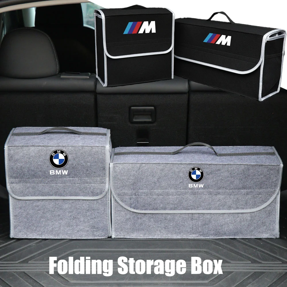 Car Trunk Organizer Tool Folding Storage Box Travel Case For BMW M Performance M3 M5 M6 F01 F20 F10 F13 F15 F01 F20 F10 F13 F15