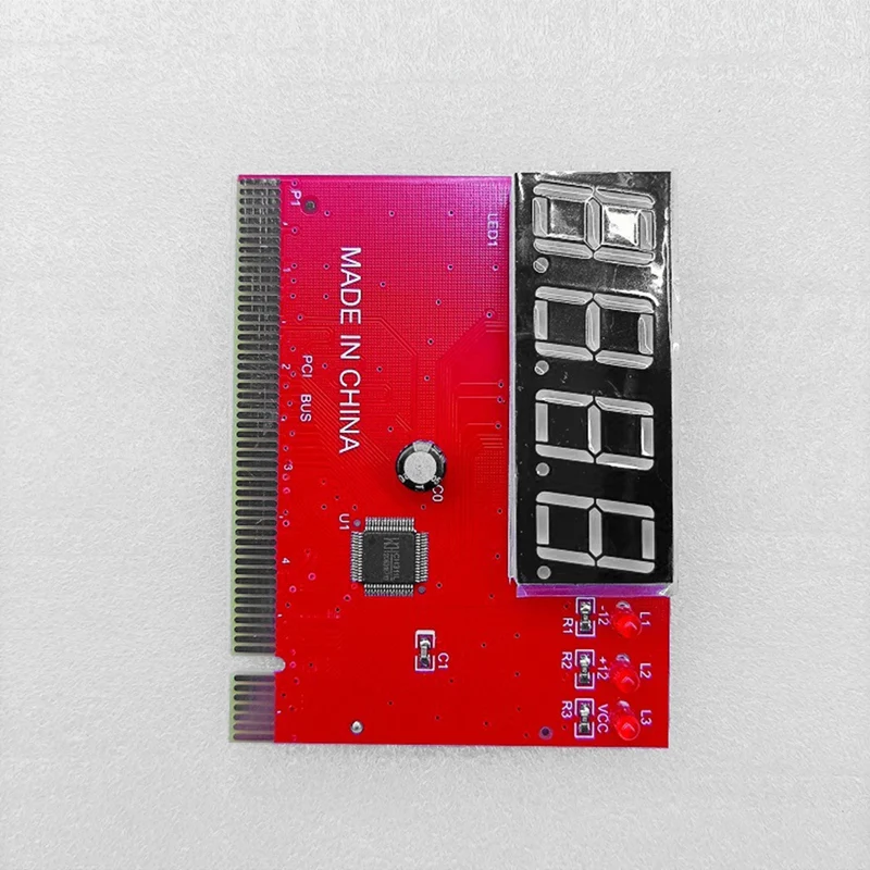 Computer PCI Test Card Motherboard LED 4-Digit Diagnostic Tester Debug Card PC Analyzer