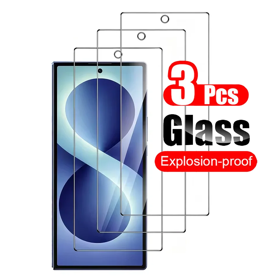 3Pcs Tempered Glass for Samsung Galaxy Z Fold 8 5G Fold8 Ultra Z Flip 8 Screen Protector Glass Shield Display Film 10H Clear