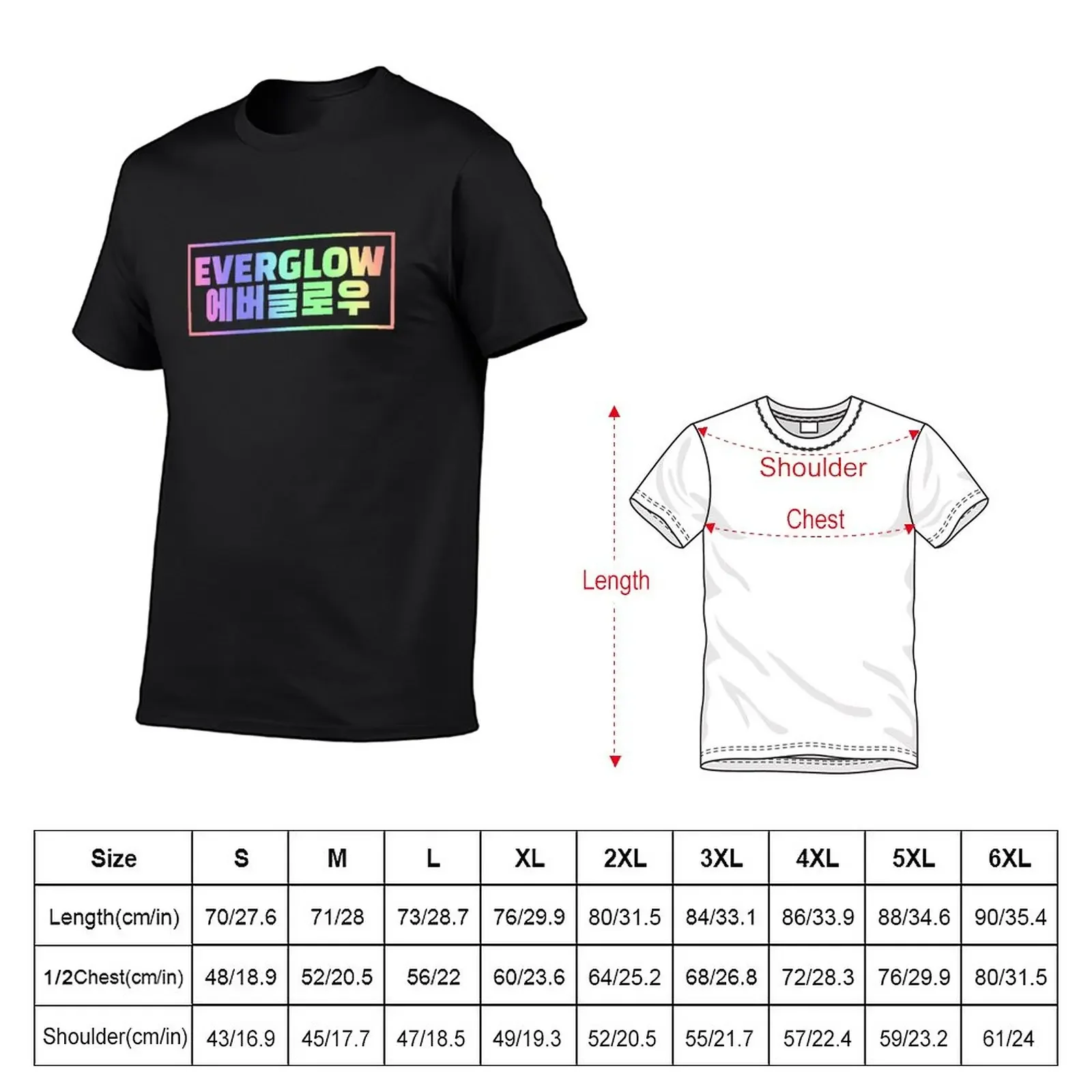 EVERGLOW KPOP T-Shirt korean fashion new edition t shirt cute clothes men t shirt