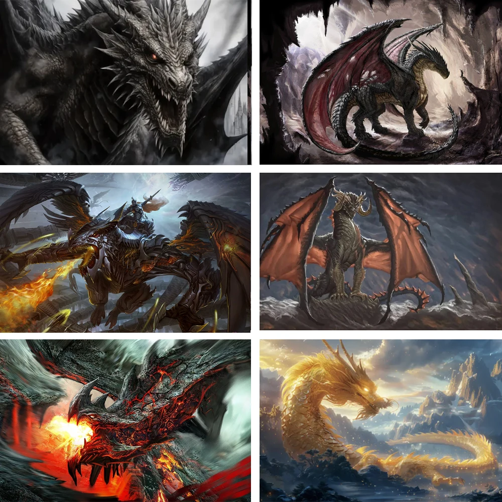 

Fantasy Dragon Birthday Party Background Kid Outdoor Activity Photography Decoration Supplies Baby Shower Banner Decor Backdrops