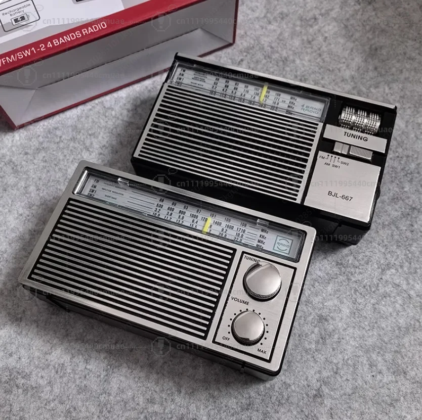 convenient multi-band radio, high sensitivity, strong volume, rechargeable elderly
