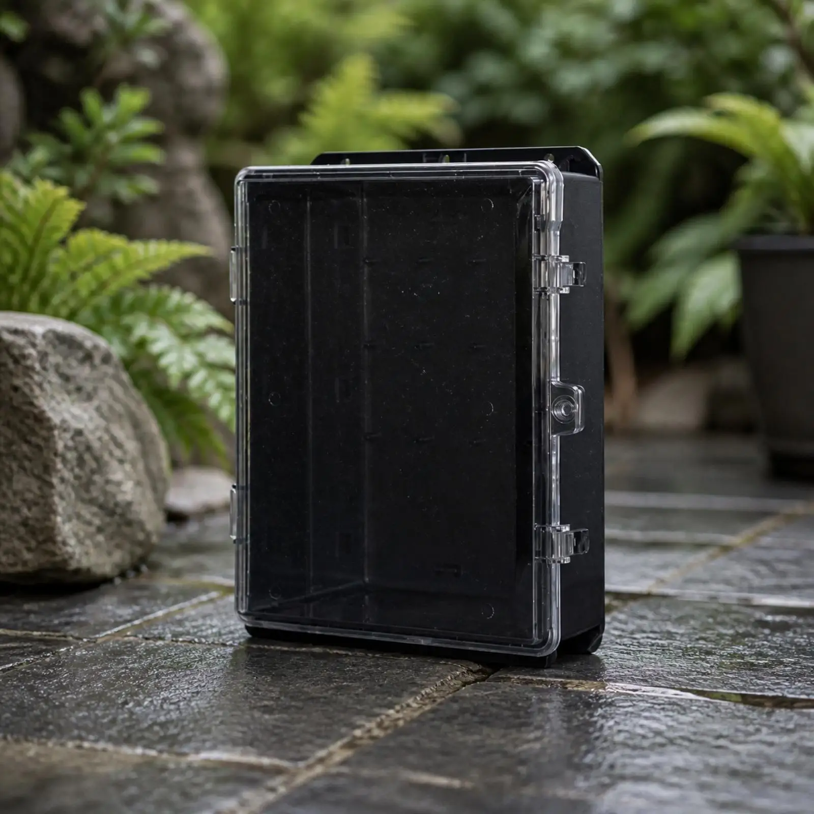 IP65 Waterproof Power Strip Enclosure with Secure Fastening and Cable Entry for Electrical Control Setup
