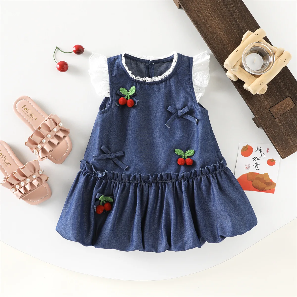 Kids Girl Denim Dre…