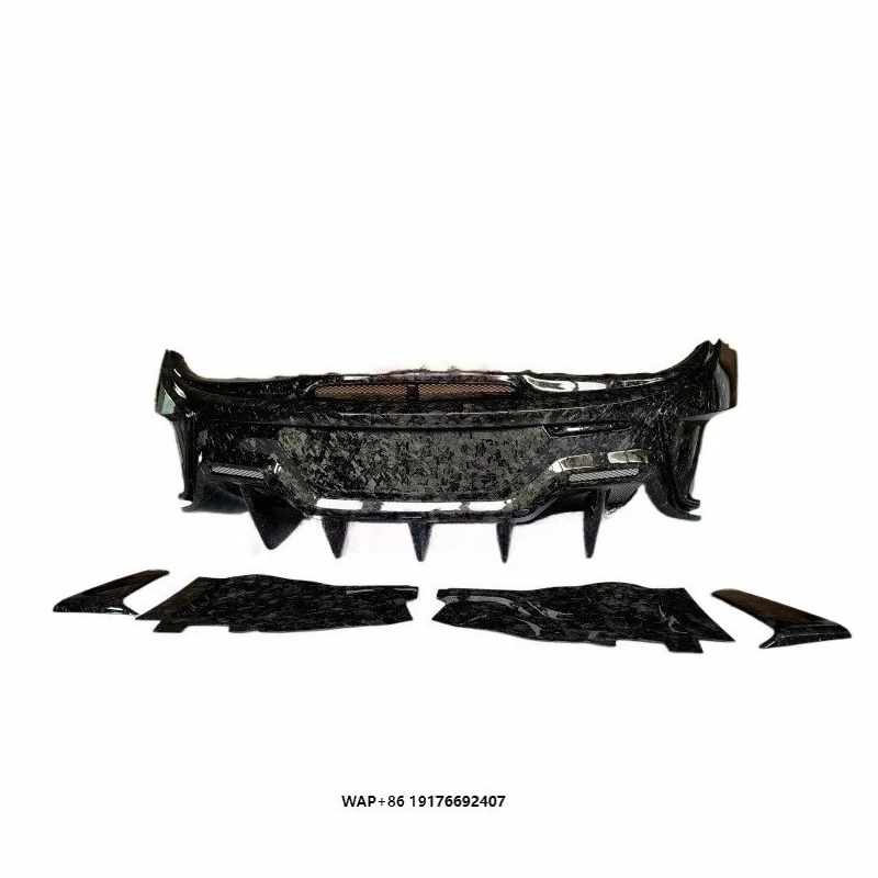 

for McLaren 540C 570S Upgraded 600LT Style Forged Carbon Fiber Rear Bumper Rear Diffuser Body Kit