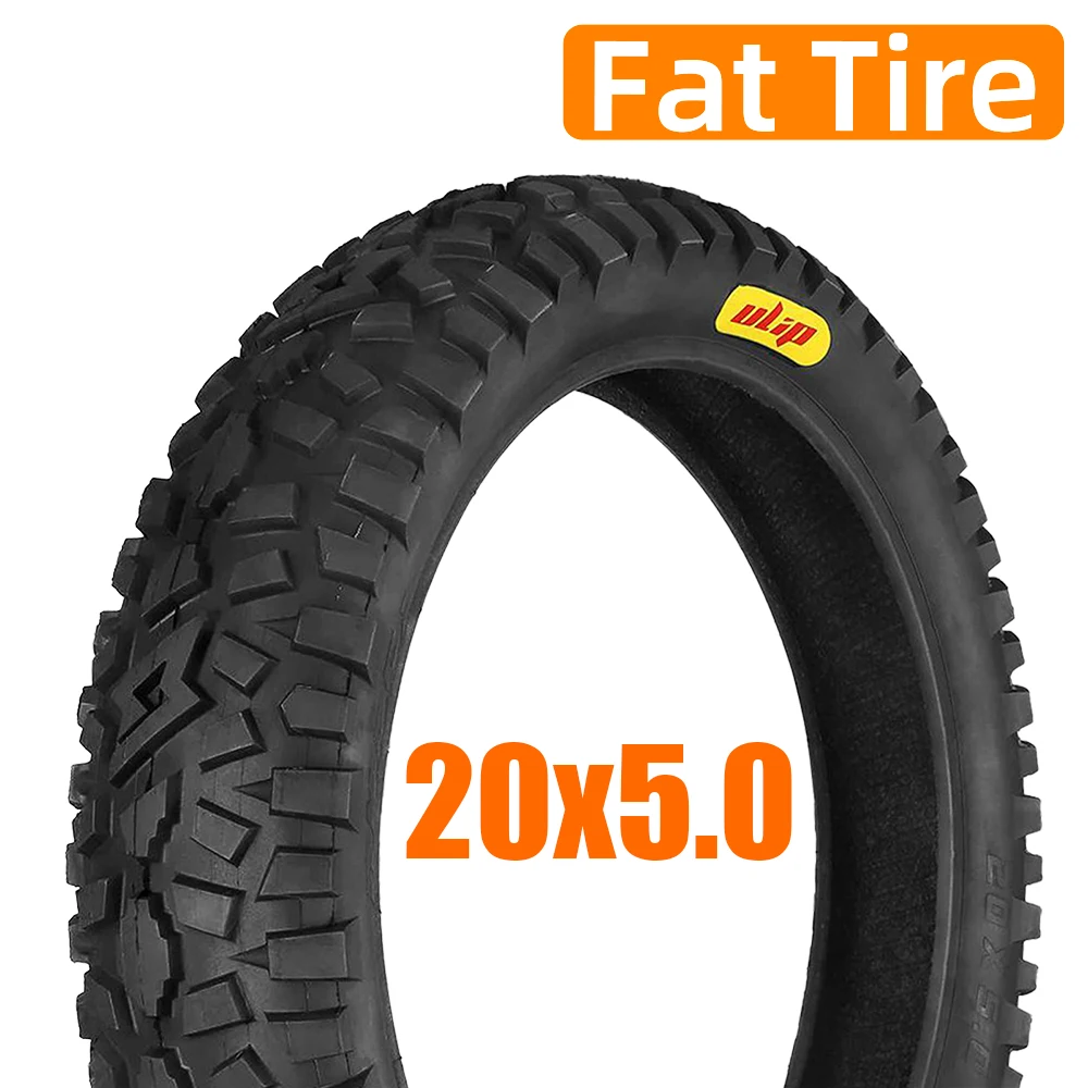 AliExpress ULIP New 20x5.0 Fat Tire Off-road Bike Extra Wide Tyres for Sand Snow All Terrain for 20*4.0 Fat Bikes with E-Bikes 20 Inch Tire