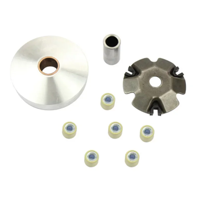 FINDME 9pcs Racing Variator Roller Clutch Weights Kit W/ Roller For 4 Stroke GY6 QMB139 50cc Scooter ATV