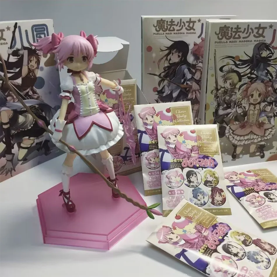 17-18 cm Puella Magi Madoka Magica Aniem Figura Kaname Madoka Action Figure Magic Girl Modello Decor Bambole Giocattoli Regalo di Natale