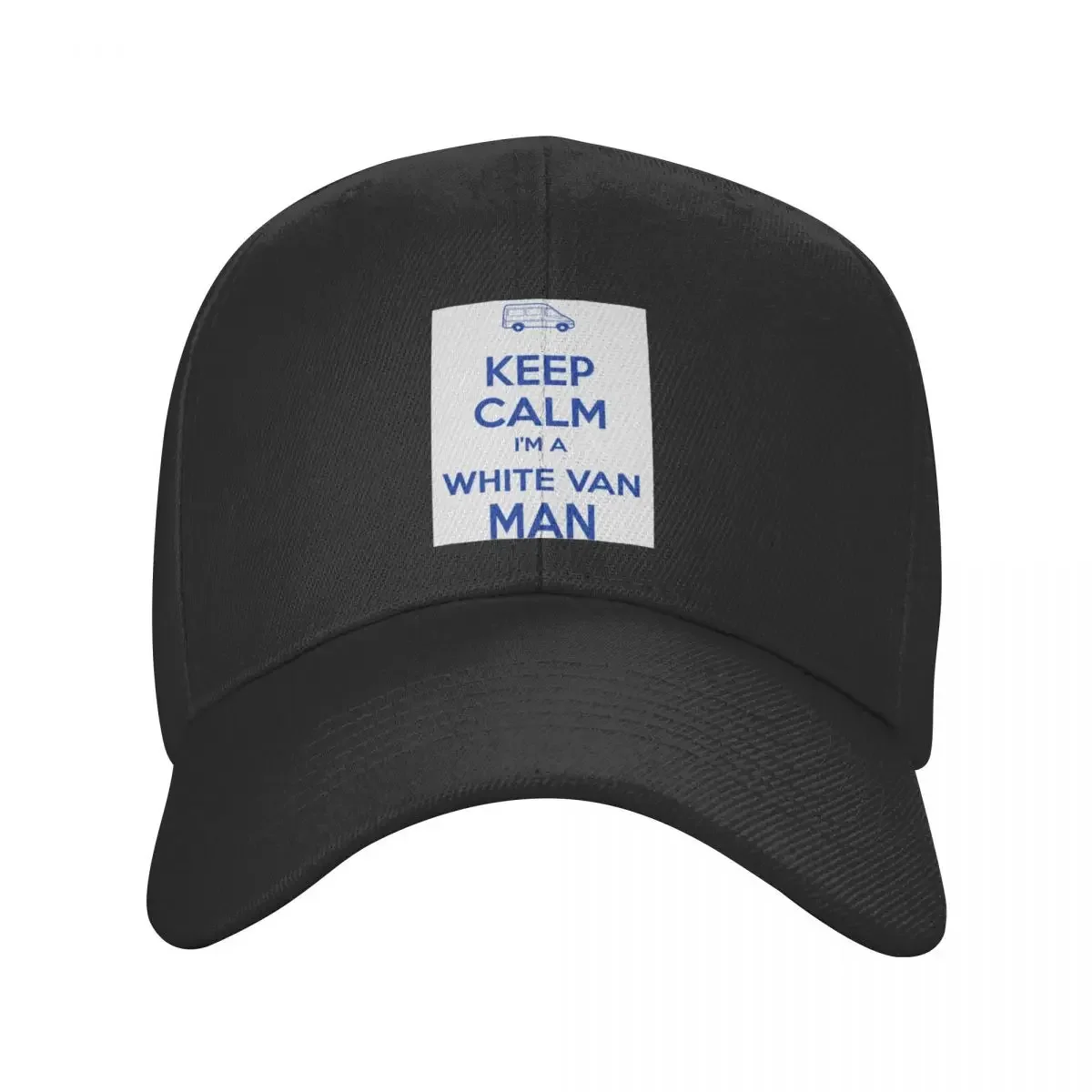 Keep calm, I'm a white van man Baseball Cap Mountaineering Hat Baseball Cap Men's Luxury Women's