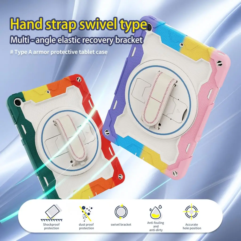 For Huawei MatePad 10.4 inch 2020 BAH3-W09/L09/AL00 2022 BAH4-W09 Case Kids Safe PC Silicon Shockproof Stand Tablet Cover