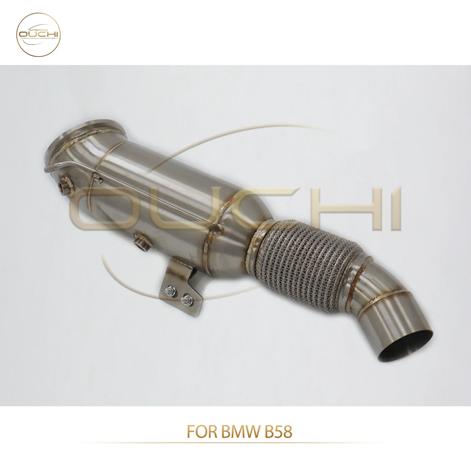 

OUCHI Exhaust System Downpipe for BMW B58 Catless Stainless Steel High Performance Lossless installation