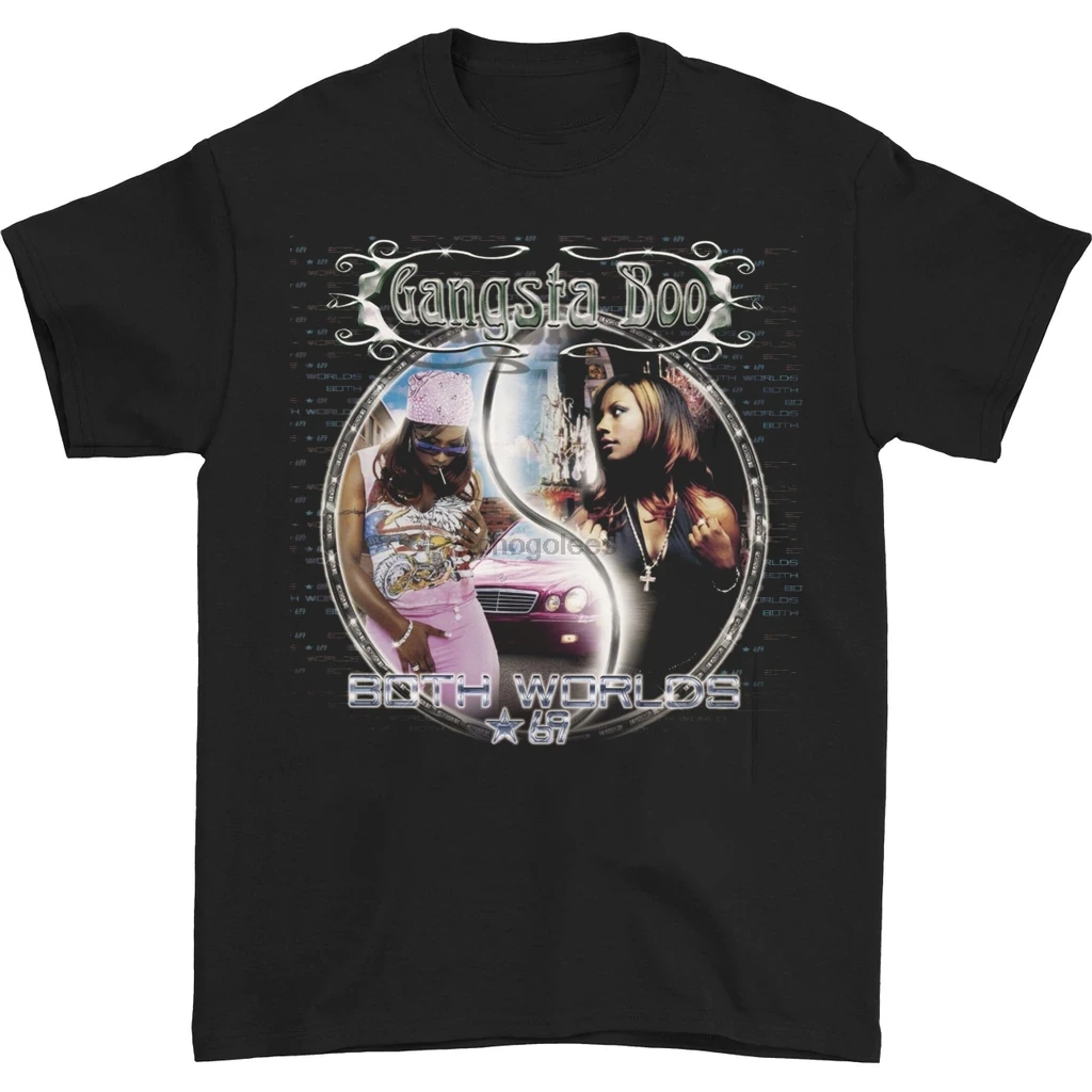 Gangsta Boo Rapper T-shirt Black Short Sleeve All sizes S to 5Xl XX2826