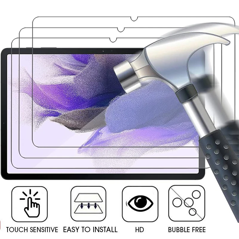 

1/2 упаковки, пленка из закаленного стекла для Samsung Galaxy Tab S10 FE/FE Plus, полное покрытие, HD прозрачные защитные пленки для экрана, аксессуары для планшетов