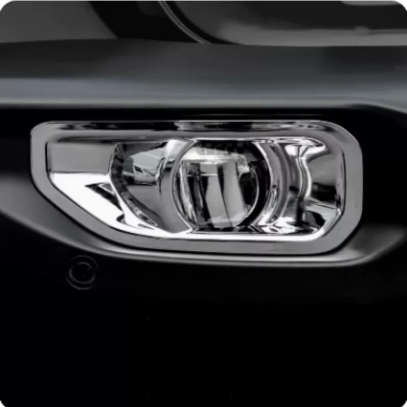 

For Jeep Wrangler JL 2018 - 2022 Accessories Front Rear Fog Lights Lamps Eyelid Eyebrow Decoration Cover Trim Styling