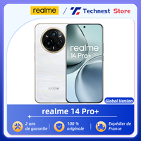 Global Version realme 14 Pro+ 5G Smartphone Sony 3X Periscope OIS Camera Snapdragon7s Gen 3 80W SUPERVOOC Charge IP69