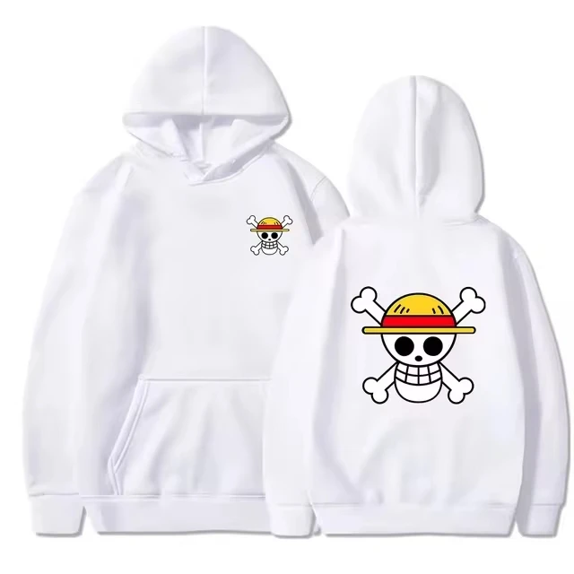 Anime Een Stuk Hoodies Mannen en Vrouwen Herfst Winter Casual Trui Katoenen Sweatshirts Met Capuchon Mode Trainingspak Tops Streetwear
