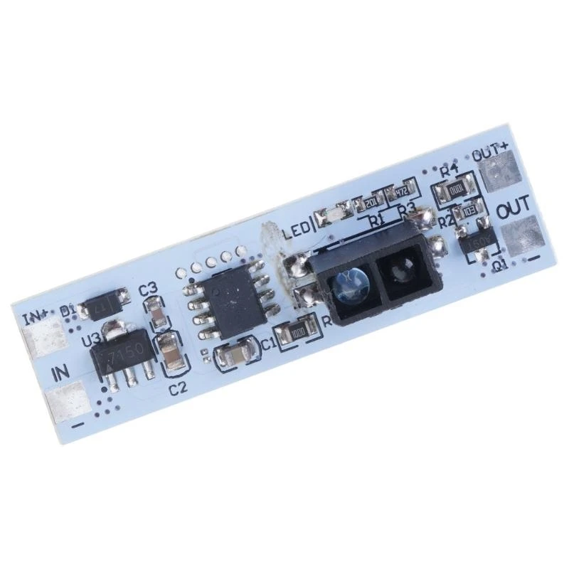 E21E LED مصابيح التحكم في تعتيم مكونات نشطة لخزانة خزانة تبديل اليد وحدة 5V-24V 3A أجهزة استشعار اليد المسح