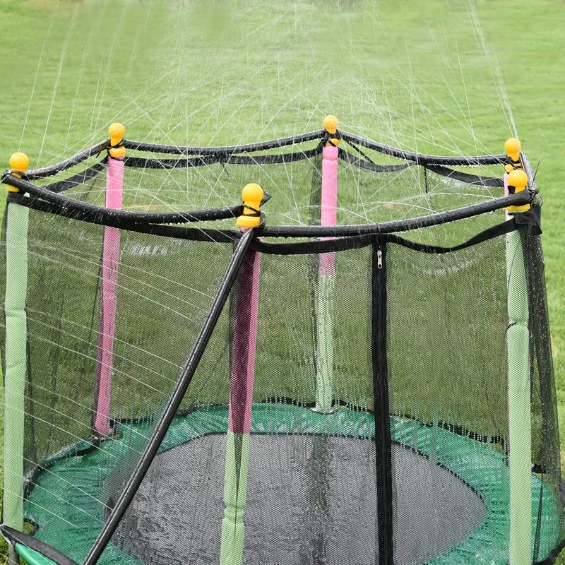 Zraszacz do trampoliny dla dzieci, trampolina na świeżym powietrzu przydomowy park wodny podlewanie letnie zabawki wodne na świeżym powietrzu (39 stopy)