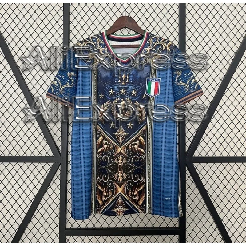 

2025 Summer Men's Italian League Away Jersey New Football Quick-drying S-6XL T-shirt Sports Breathable Loose motoT-shirt