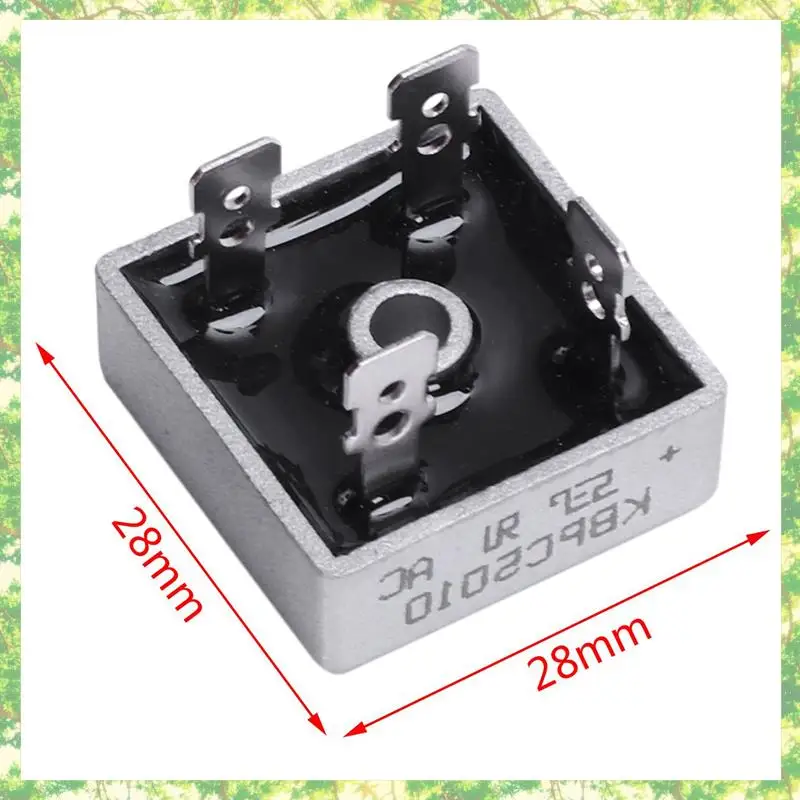 Smart-40 個 50A 1000V メタルケース単相ダイオードブリッジ整流器 KBPC5010