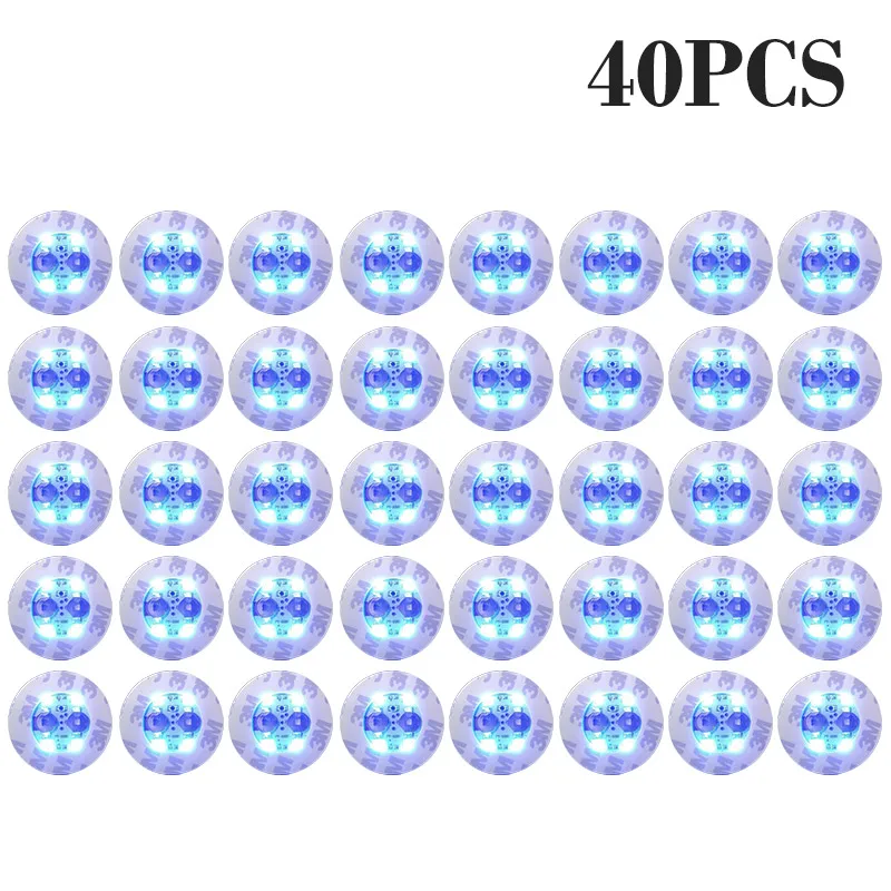 100 Stuks LED Servies Mat Cup Lichtgevende Sticker Kleurrijke Knipperende Fles Sticker Lichtgevende Coaster Kraam Bar Licht