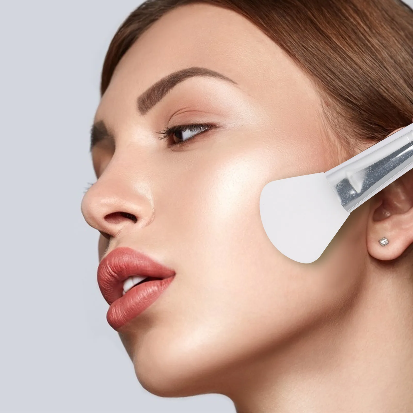 5Pcs Face Mask Brush Silicone Facial Mud Applicator Lightweight Compact Skin Care Accessory for Face Mask Spreading - view 5