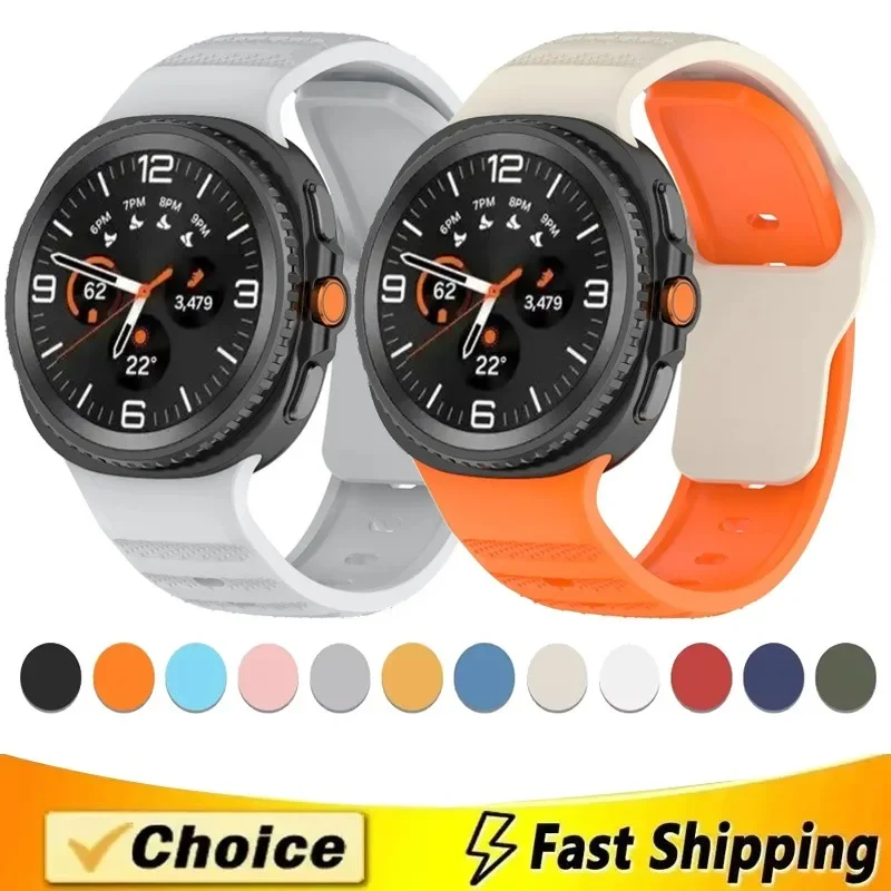 حزام سيليكون لساعة سامسونج جالاكسي 8 40 مللي متر 44 مللي متر سوار معصم بديل لساعة جالاكسي 8 الكلاسيكية 46 مللي متر ملحقات