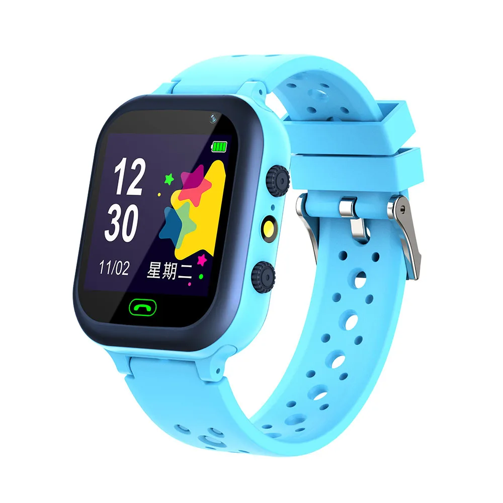 Kids Smart Watch 4G Sim Card Call Video LBS Tracker Location SOS Camera Voice Chat Smartwatch For Children Gift For Boys Girls