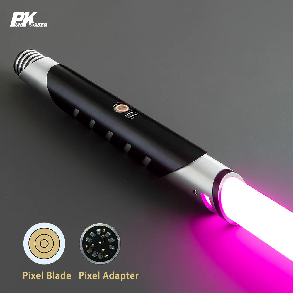 PunkSaber Lightsaber Neopixel Jedi Laser Sword Heavy Dueling Sensitive Smooth Infinite Changing Hitting Sound Light Saber Toys