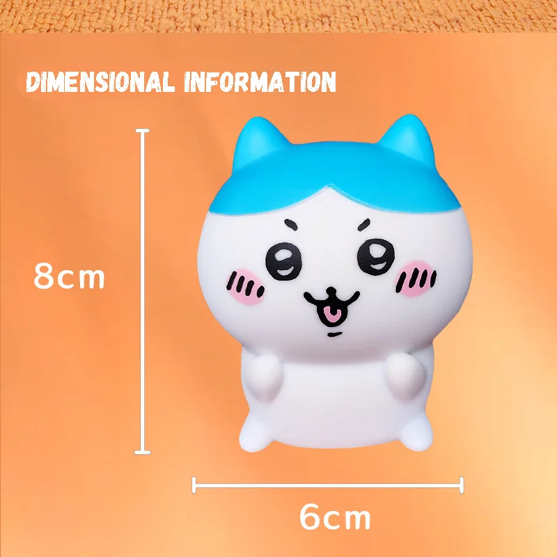 Kawaii chiikawa animated cartoon character Vinyl doll statue tabletop decoration Children's Birthday present Room Decorated