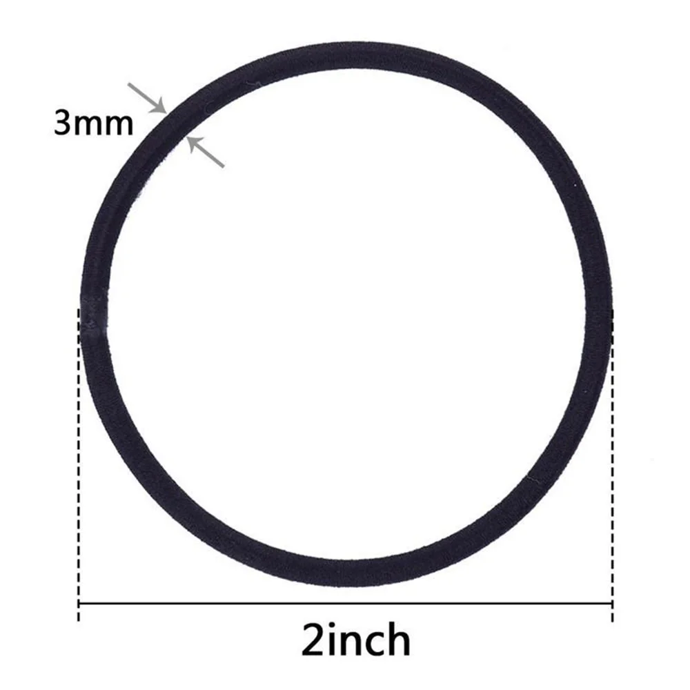 Hair Ring Black Hairband Hairband Hair Tie Women's Hairband Ponytail Holder