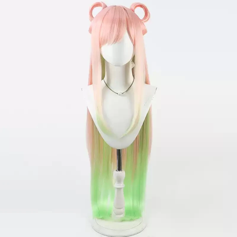 Game LOL Mythmaker Irelia Cosplay Pruik Nieuwjaar Irelia The Blade Dancer Champion 100 cm Lang Gradiënt Roze Haar Halloween Rol