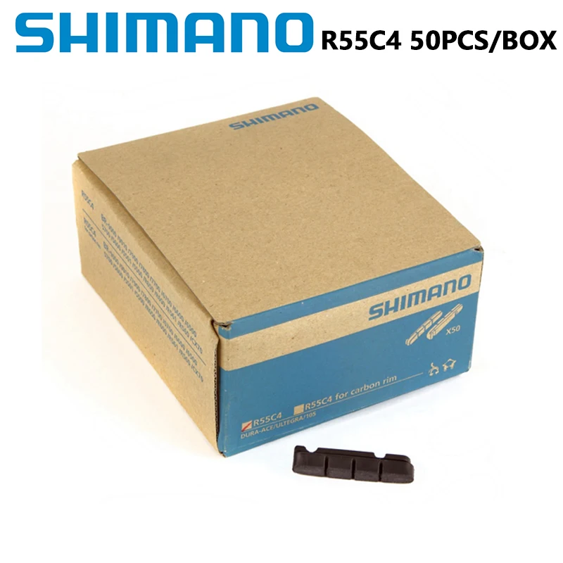 Shimano Road Brake Shoes Dura-Ace Ultegra 105 Pads Inserts R55C4 R55C4+1 R55C4-A Retail