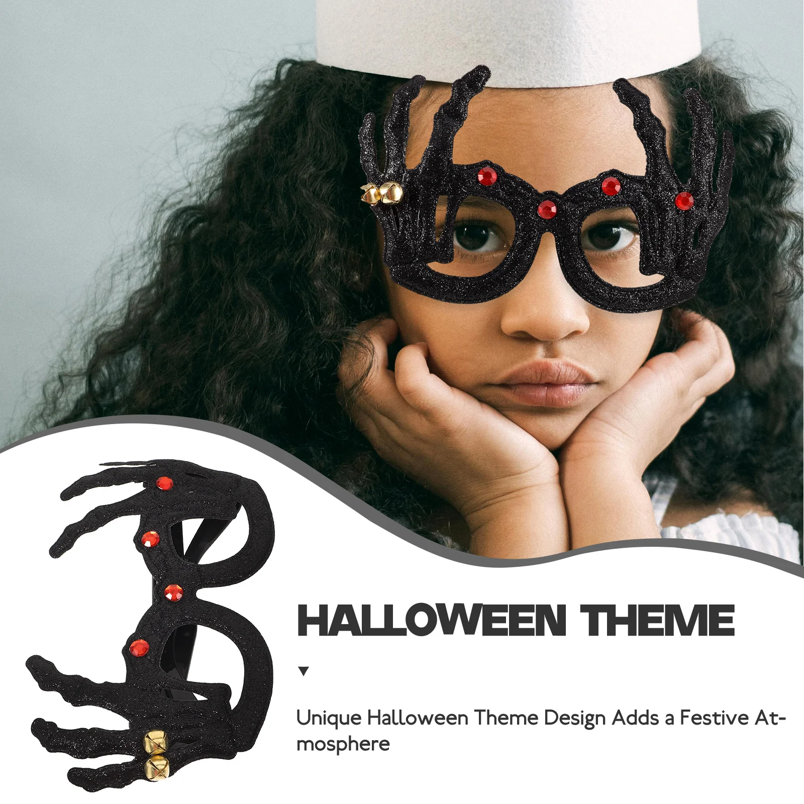

Halloween Eyeglasses Props Funny Costume Accessory Eyewear Party Favor Carnival Theme Glasses For Decor Child Adult Wear