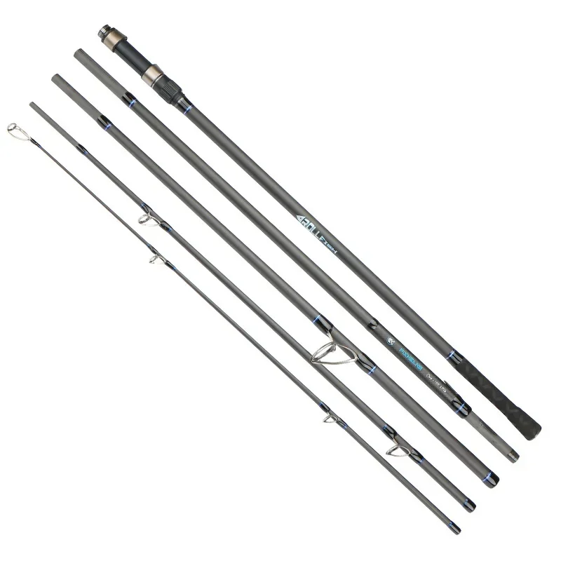 Solren-Carp Fishing Rod Lure Rod Portable 4-section Carbon Ultra Hard  Sea Fishing Rod 3.6m 3.9m 4.2m