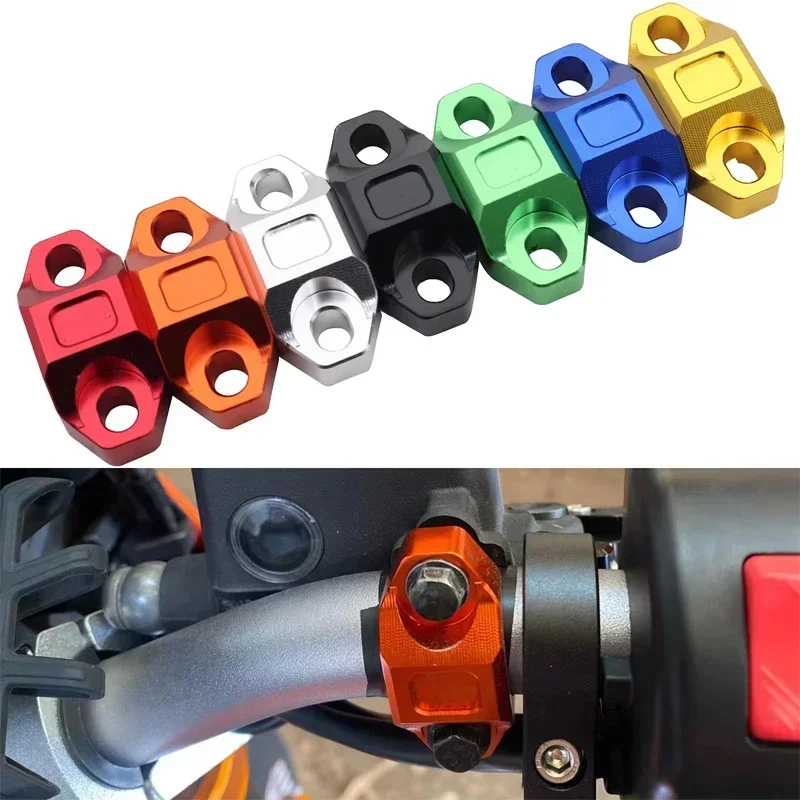 CNC Motorfiets Stuur Klem Cover Aluminium Veelkleurige Modificatie Accessoires voor Honda/Yamaha/Kawasaki/Suzuki Amagi