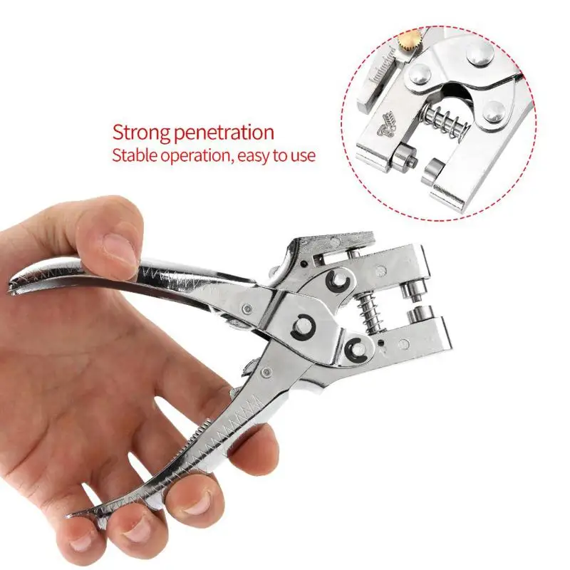 5 مللي متر الثقوب المعدنية اللكم جروميت العيينة كماشة عدة الرافعة كماشة أدوات التثبيت للأحزمة الجلدية الحرف أكياس الأحذية