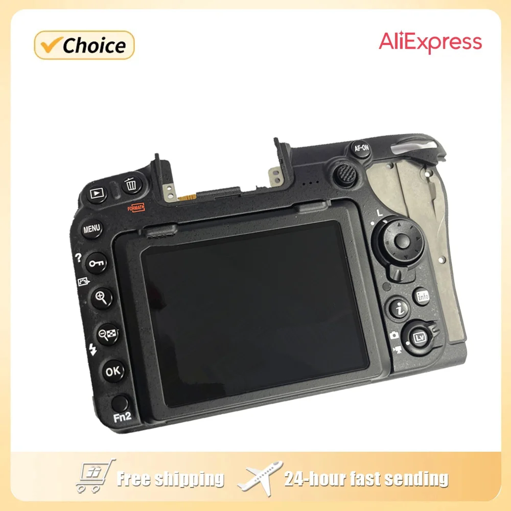 NEUE Für Nikon D500 Zurück Abdeckung Hinten Shell Fall mit LCD Taste Flex kabel FPC Kamera Reparatur Ersatzteil