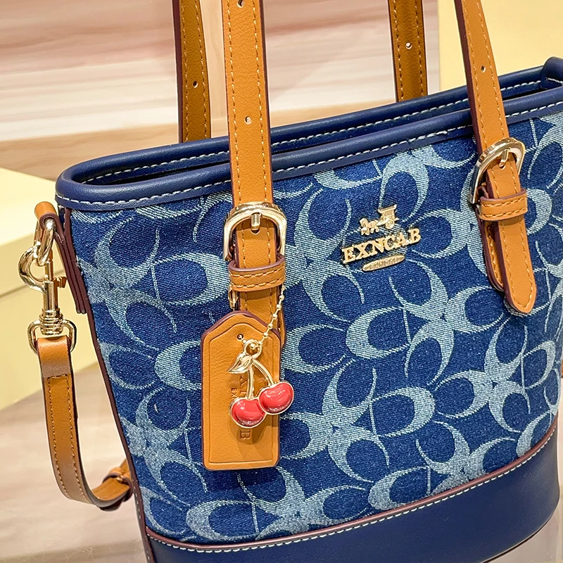 Brand women's denim hand-held - đánh giá và giá Women Handheld Bags