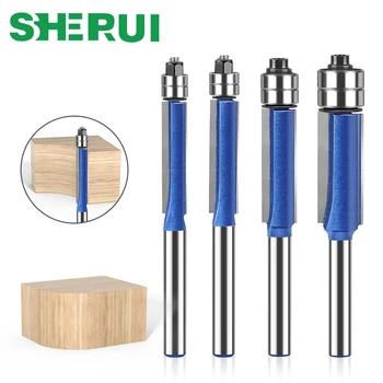 6MM 1/4′′ Punta a filo Punta del router Fresa per la lavorazione del legno per punta per legno Face sh TriMill Strumenti Taglierina in metallo duro Fresa Nuovo