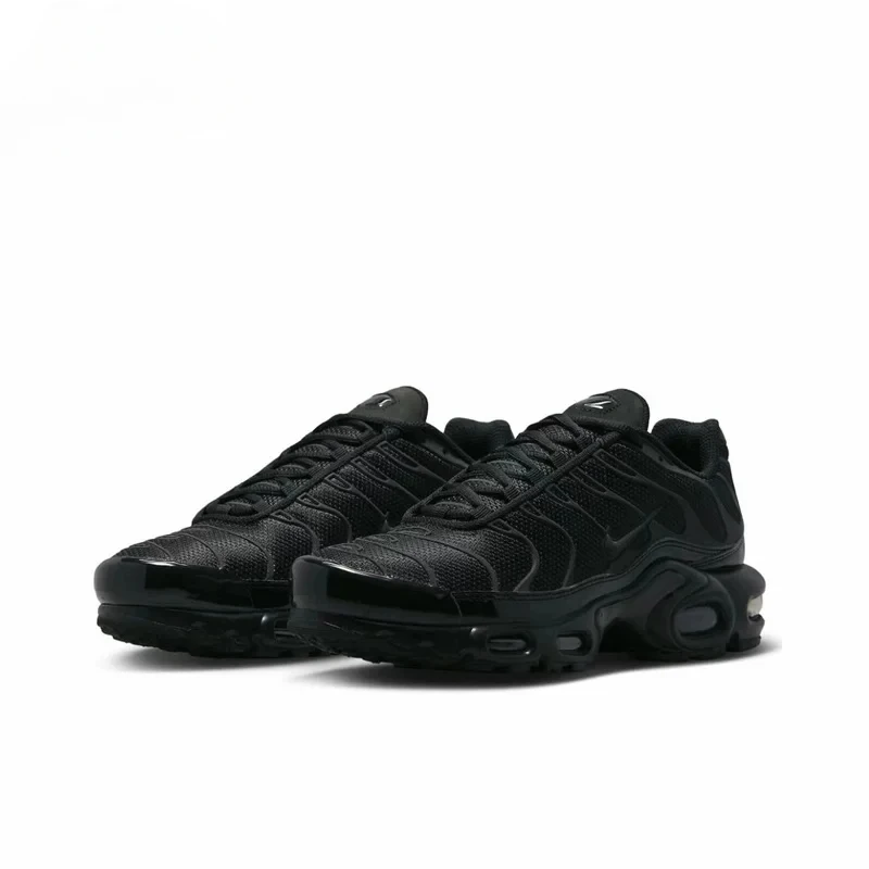 Nike Air Max Plus TN Classics Black Outdoor Sneakers, Fashion Casual Running Shoes, Lightweight and Comfortable