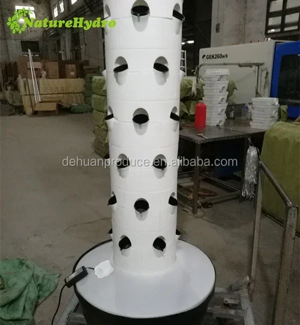 Greenhouse Aeroponic Tower Garden pots Vertical Farming