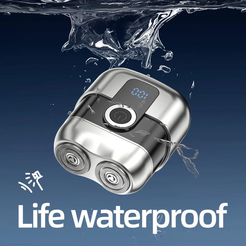 

Новая электробритва, перезаряжаемая мужская бритва, портативная моющаяся бритва