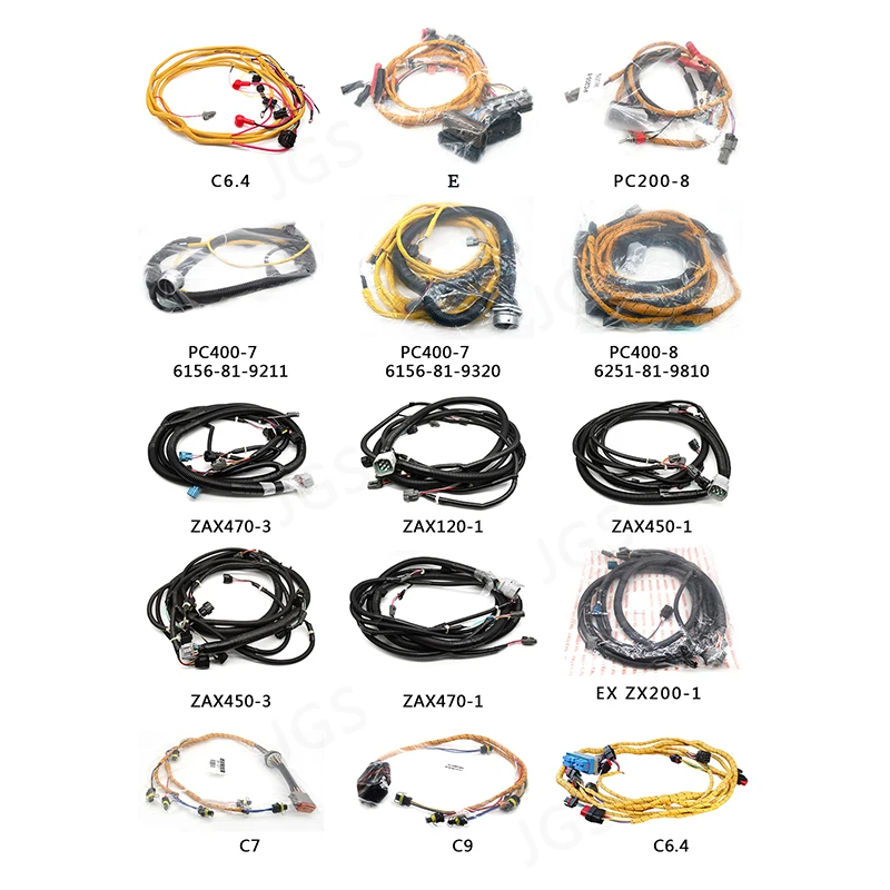 Parte di macchine edili per PC200-6 PC300-6 PC350-6 PC400-6 PC450-6 Pezzi di ricambio per escavatore Cablaggio 207-06-62110