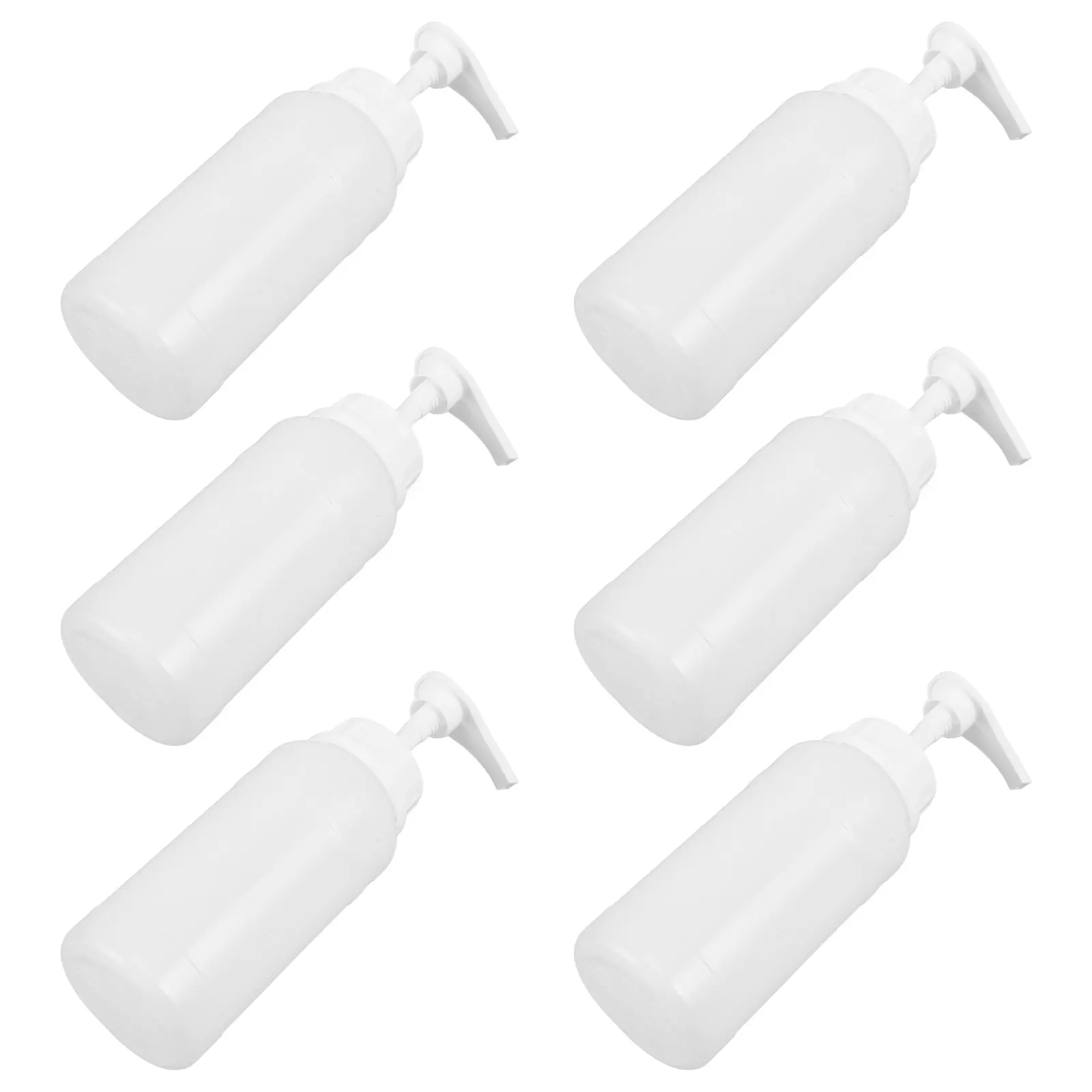 

6pcs 300Ml Leak-Proof Pump Bottles For Liquid Soap Shampoo Conditioner Refillable Dispensers Bathroom Kitchen Lotion Dispenser