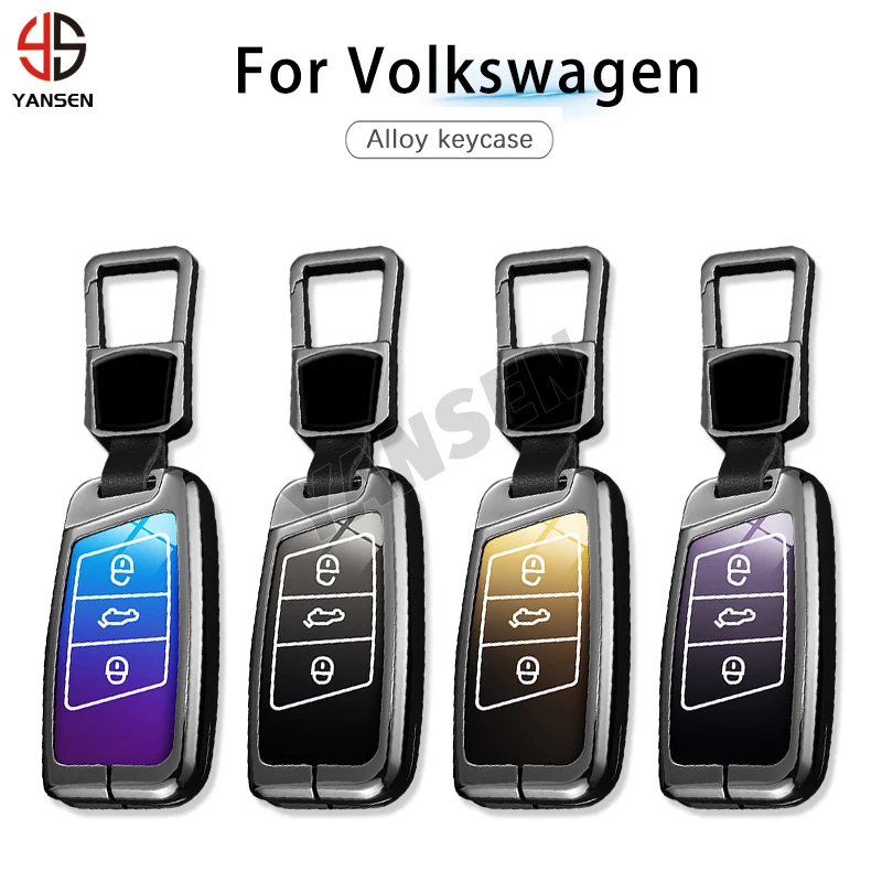 Zinc Alloy Cool color Key Case Cover For Volkswagen VW Tiguan MK2 Magotan GTE Passat B8 CC Viloran Skoda Superb A7 2025 Parts