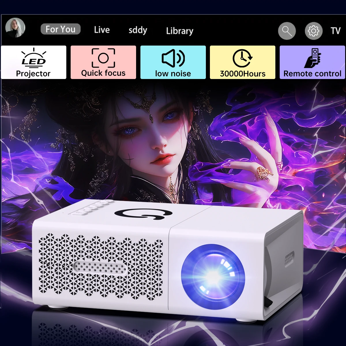 Mini Projector Nati…