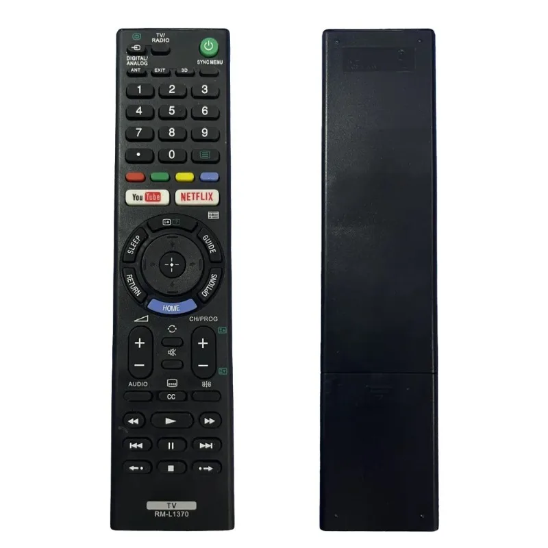RM‑L1370 IR Replacement Remote Control For Sony BRAVIA LCD LED 4K UHD Smart TV Direct To Use No Programming