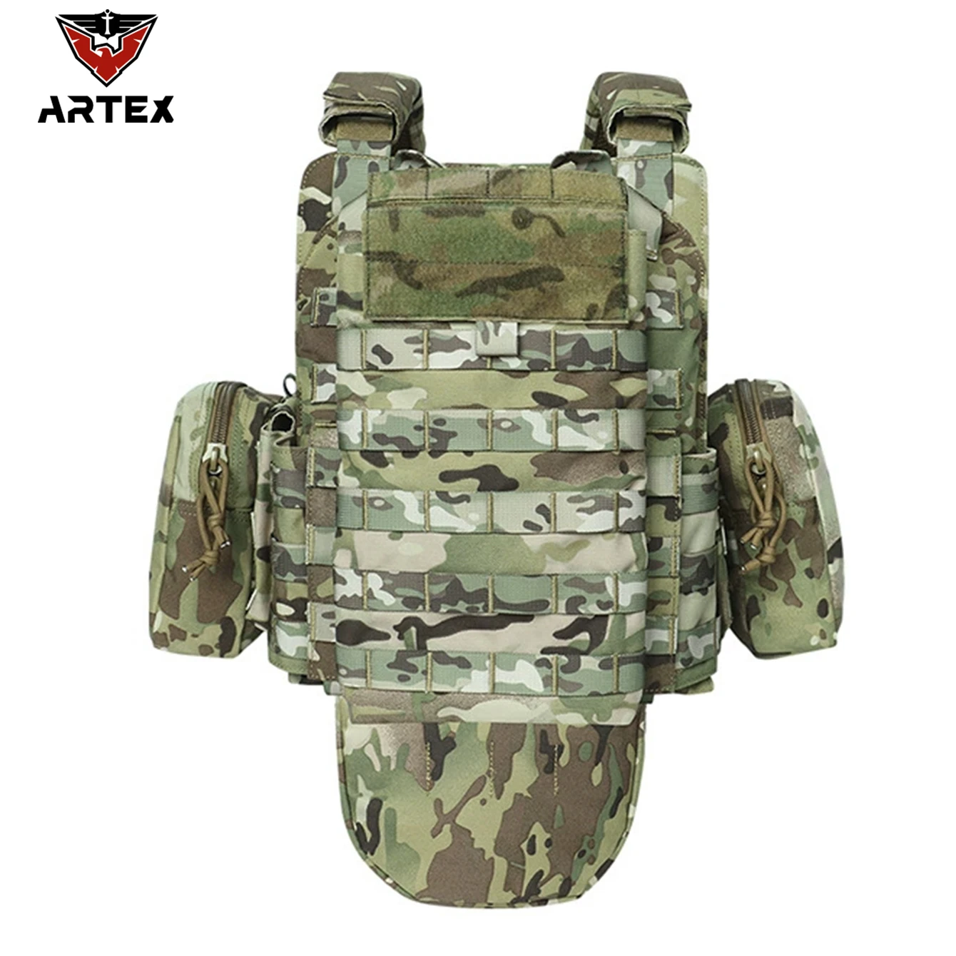 MOLLE Expansion System Strong waist with storage pockets on both sides for easy on and off hunting vest
