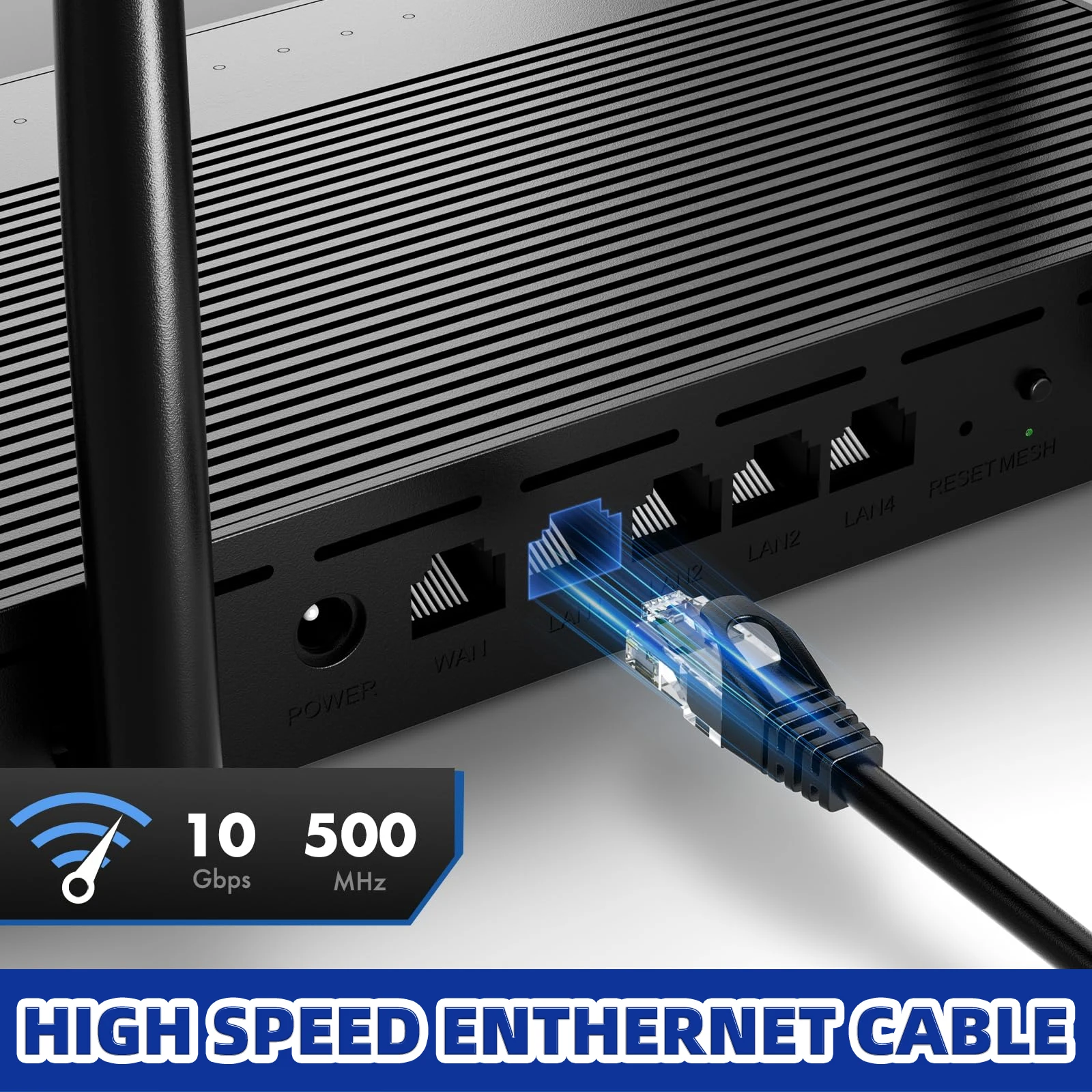 Ethernet Cable Cat6 50M 30M 20M Network Cable Patch Lan Cable RJ45 for PS 5 Router PC Computer Internet Outdoor 26AWG Cable CAT6